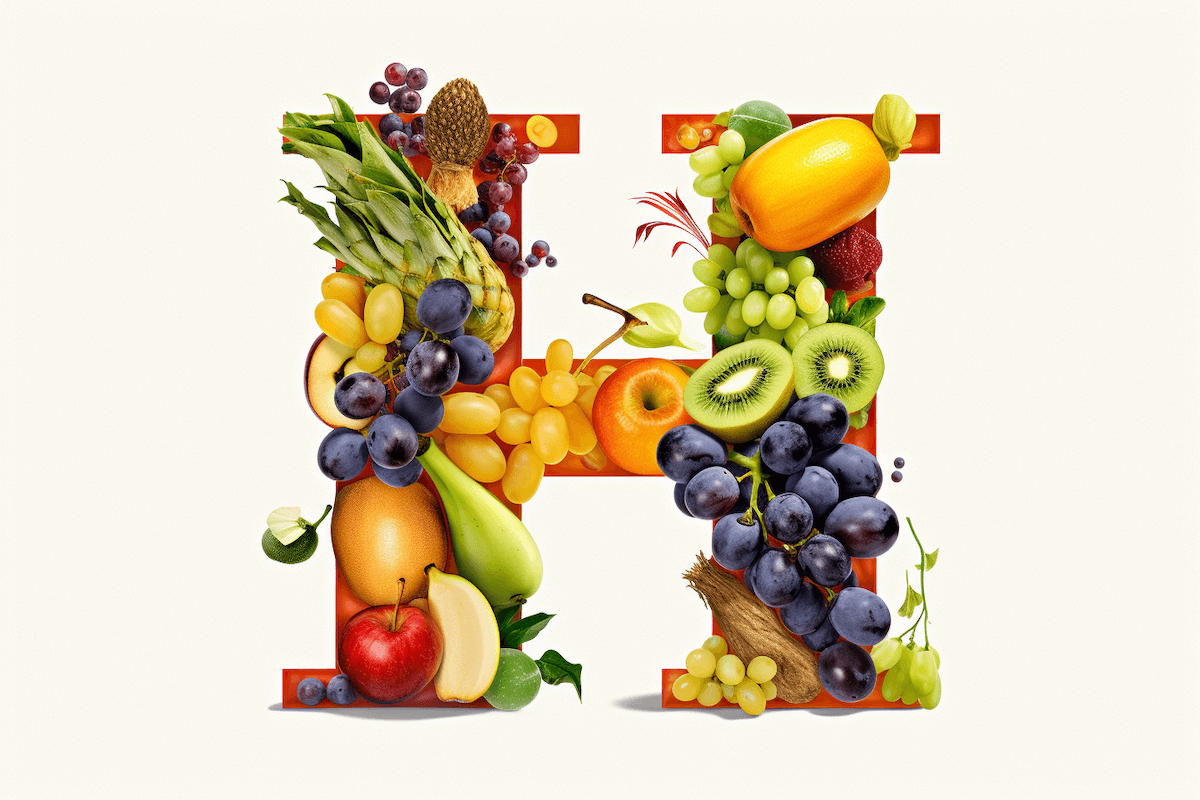 Lettre H fruits légumes